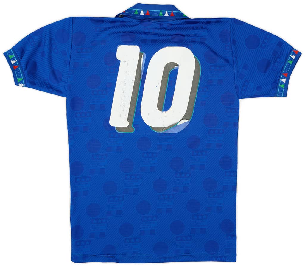1994 Italy Home Shirt #10 (Baggio) - 5/10 - (L.Boys)