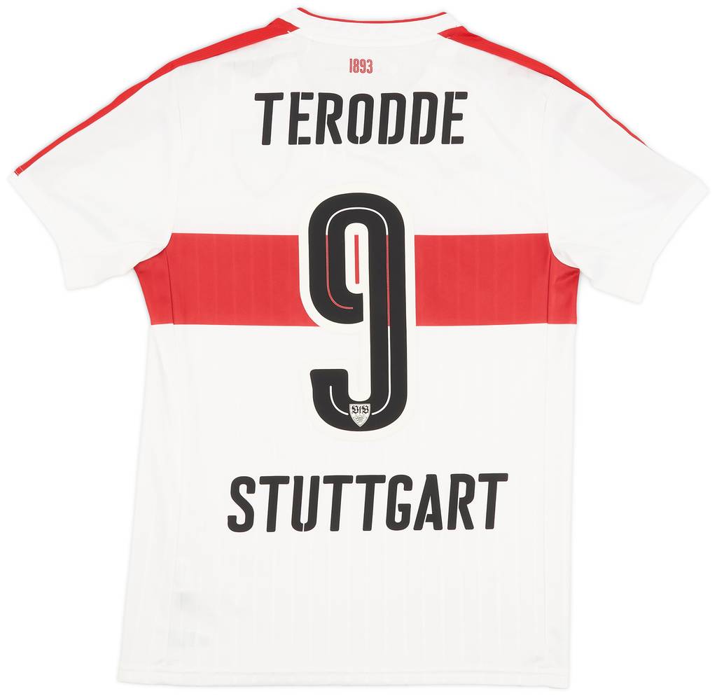 2016-17 Stuttgart Home Shirt Terodde #9 - 8/10 - (S)