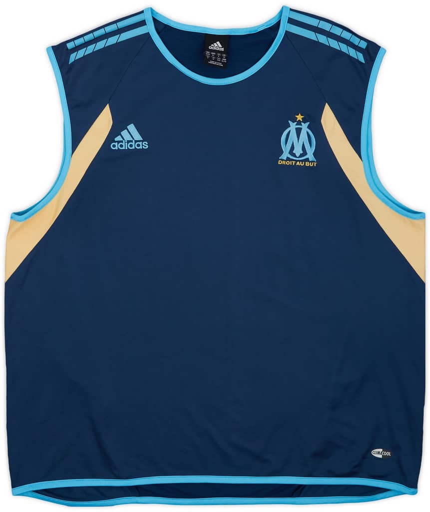 2005-06 Olympique Marseille adidas Training Vest - 9/10 - (XXL)