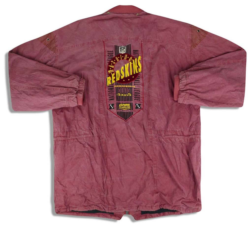 1990s Washington Redskins Campri Teamline Longline Coat XXL