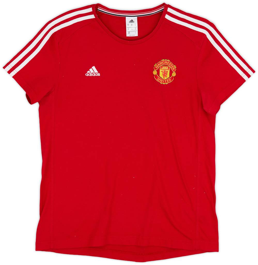 2015-16 Manchester United adidas Cotton Tee - 8/10 - (M)