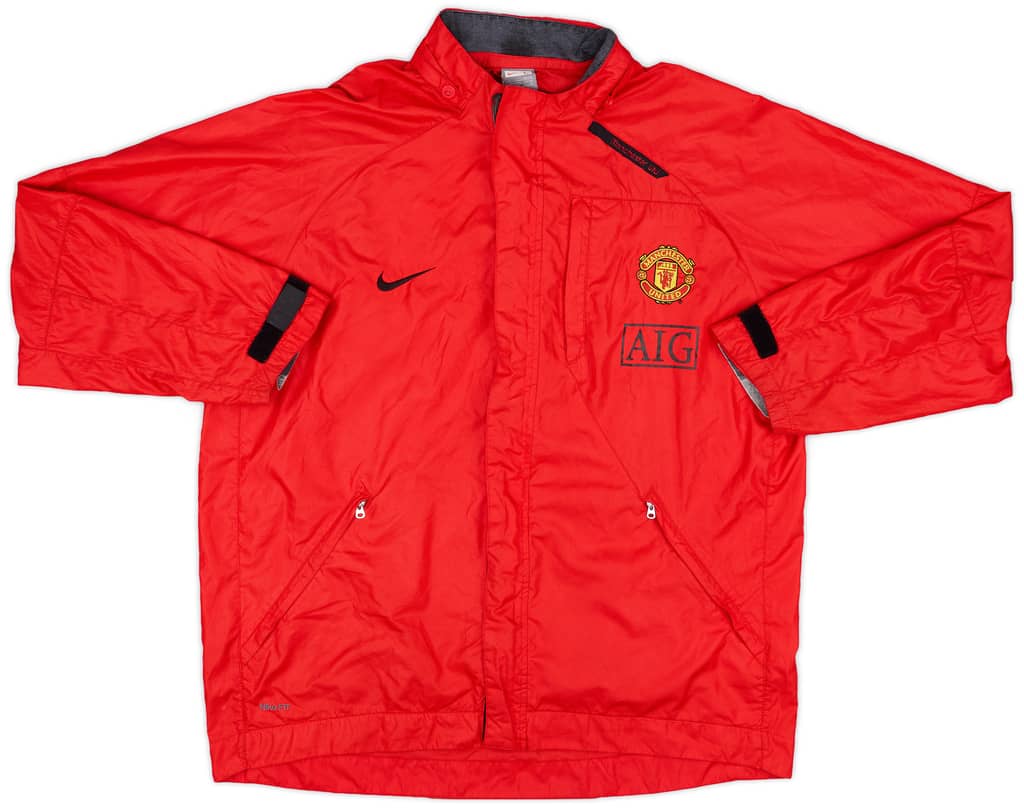 2007-08 Manchester United Nike Track Jacket - 7/10 - (L)