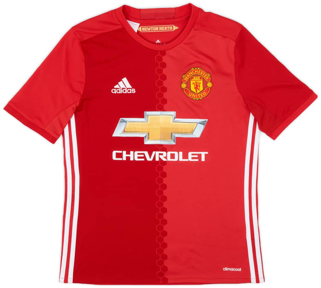 2016-17 Manchester United Home Shirt - 8/10 - (L.Boys)