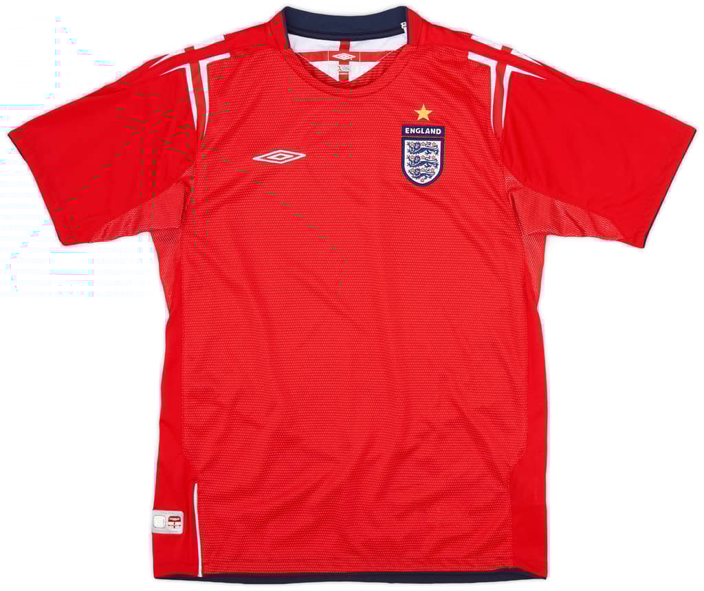 2004-06 England Away Shirt - 8/10 - (XL.Boys)
