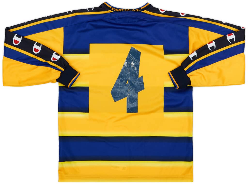 2001-02 Parma Home L/S Shirt #4 - 7/10 - (XS)