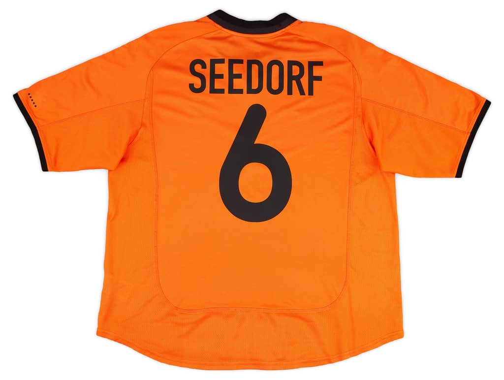 2000-02 Netherlands Home Shirt Seedorf #6 - 8/10 - (S)