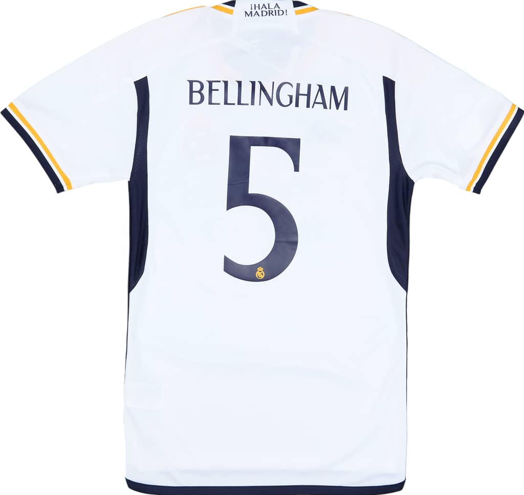 2023-24 Real Madrid Home CL Shirt Bellingham #5 (XS)