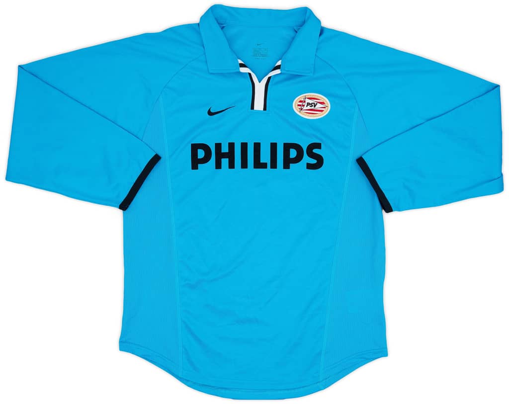 2001-02 PSV Away L/S Shirt - 8/10 - (XL.Boys)