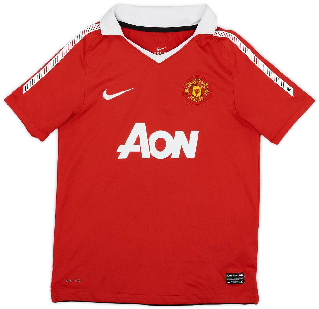 2010-11 Manchester United Home Shirt - 8/10 - (M.Boys)