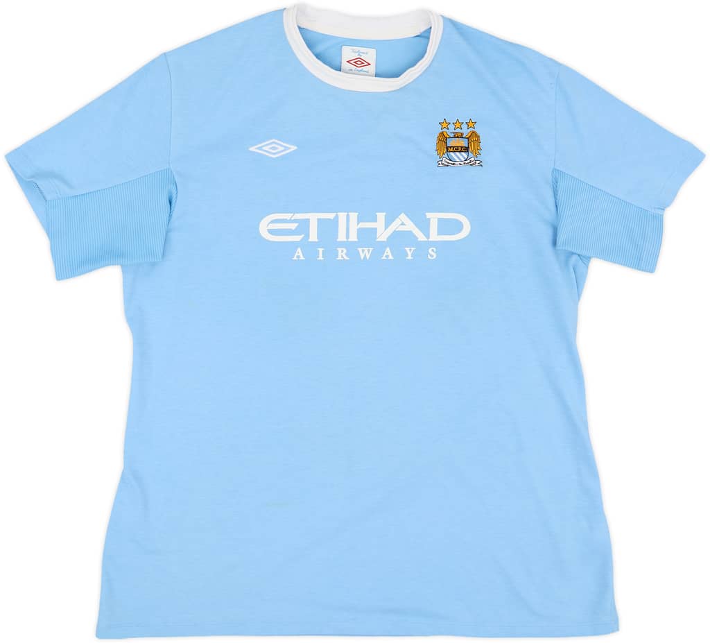 2009-10 Manchester City Home Shirt - 7/10 - (Women's XL)