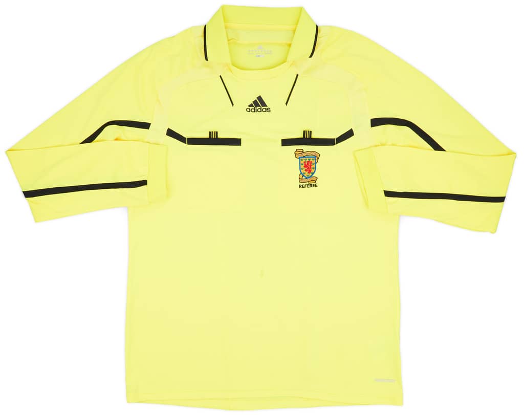 2010-11 Scotland adidas Referee L/S Shirt - 7/10 - (XL)