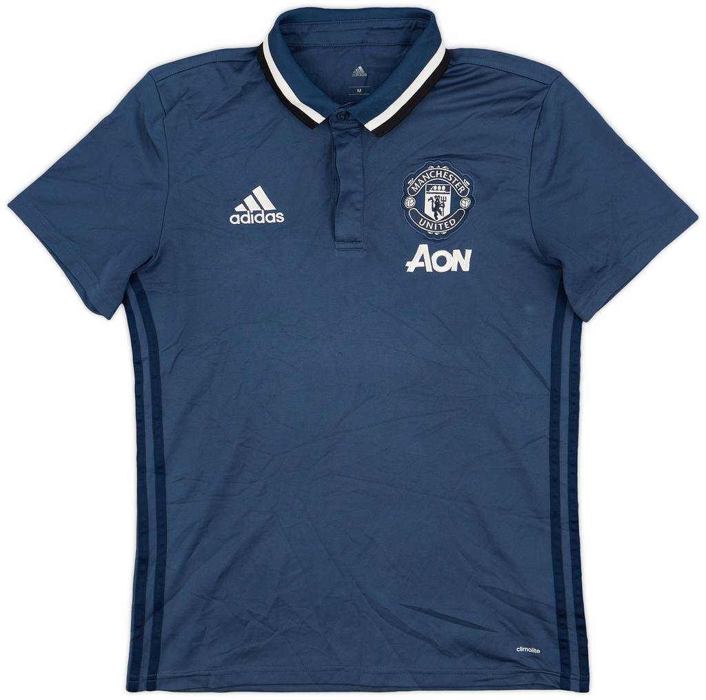 2016-17 Manchester United adidas Polo Shirt - 8/10 - (M)