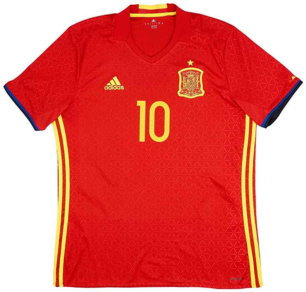 2016-17 Spain Home Shirt Fabregas #10