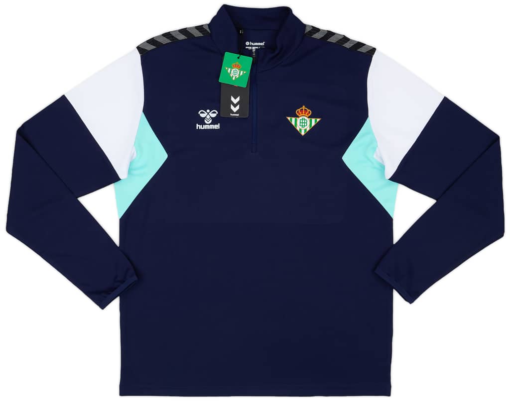 2023-24 Real Betis Hummel 1/4 Zip Training Top