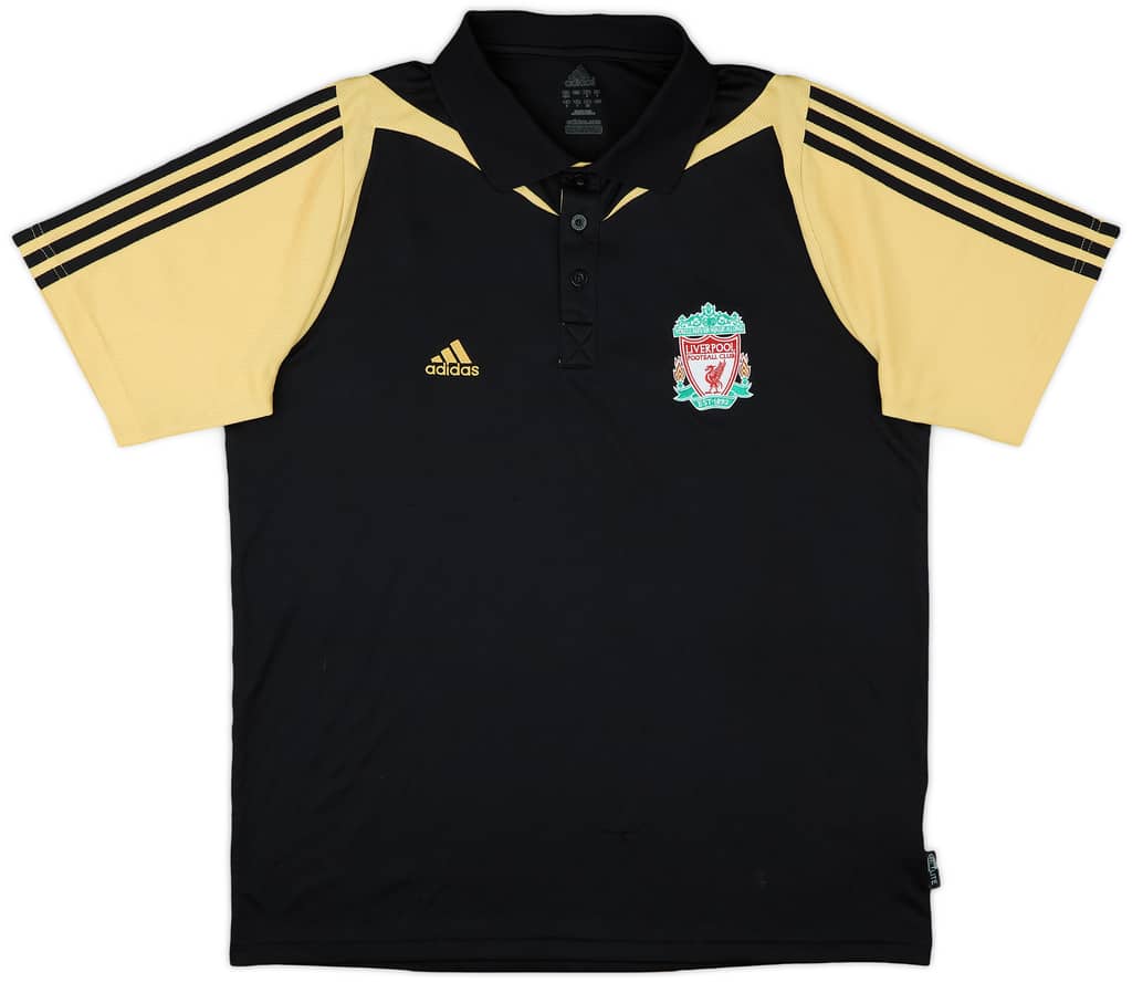 2008-09 Liverpool adidas Polo Shirt - 8/10 - (L)