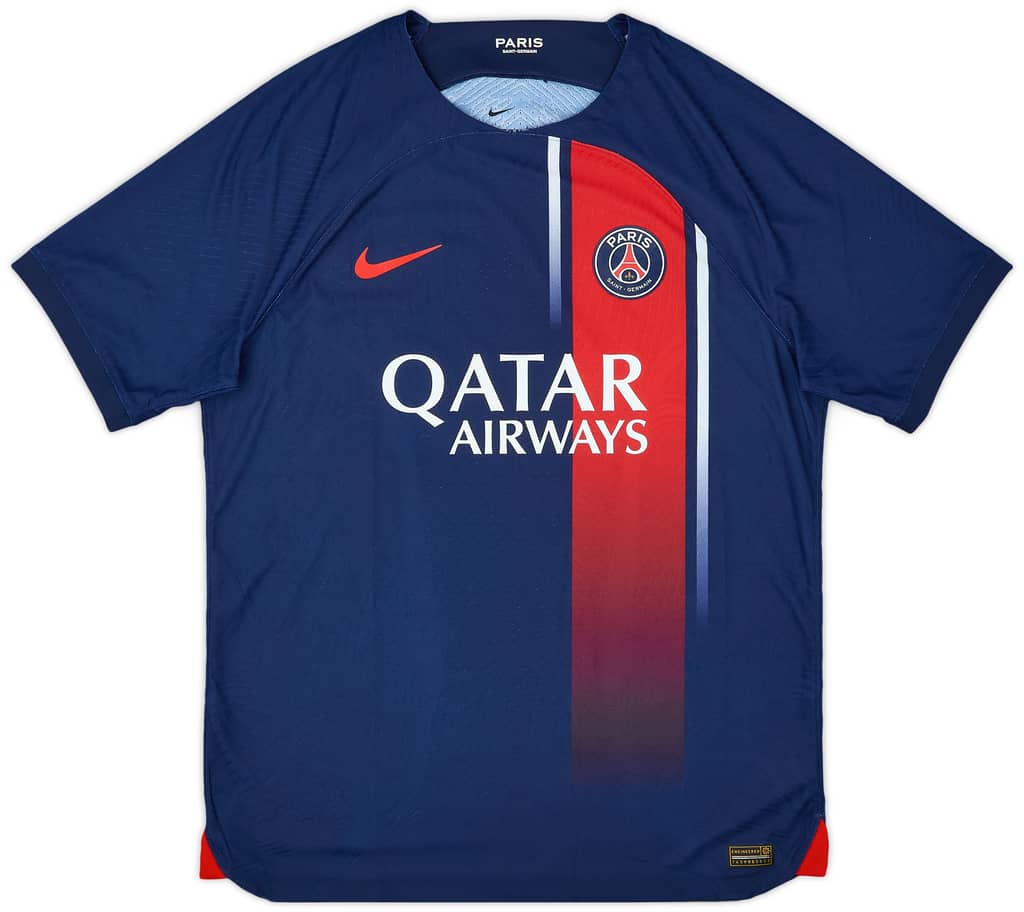 2023-24 Paris Saint-Germain Authentic Home Shirt - 10/10 - (L)