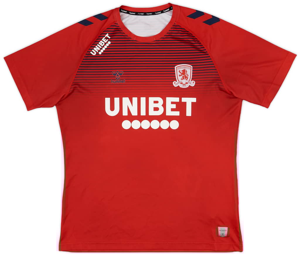 2019-20 MIddlesbrough Hummel Training Shirt - 8/10 - (XL)