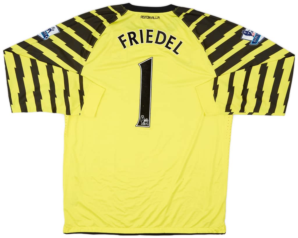 2010-11 Aston Villa Match Issue GK Shirt Friedel #1
