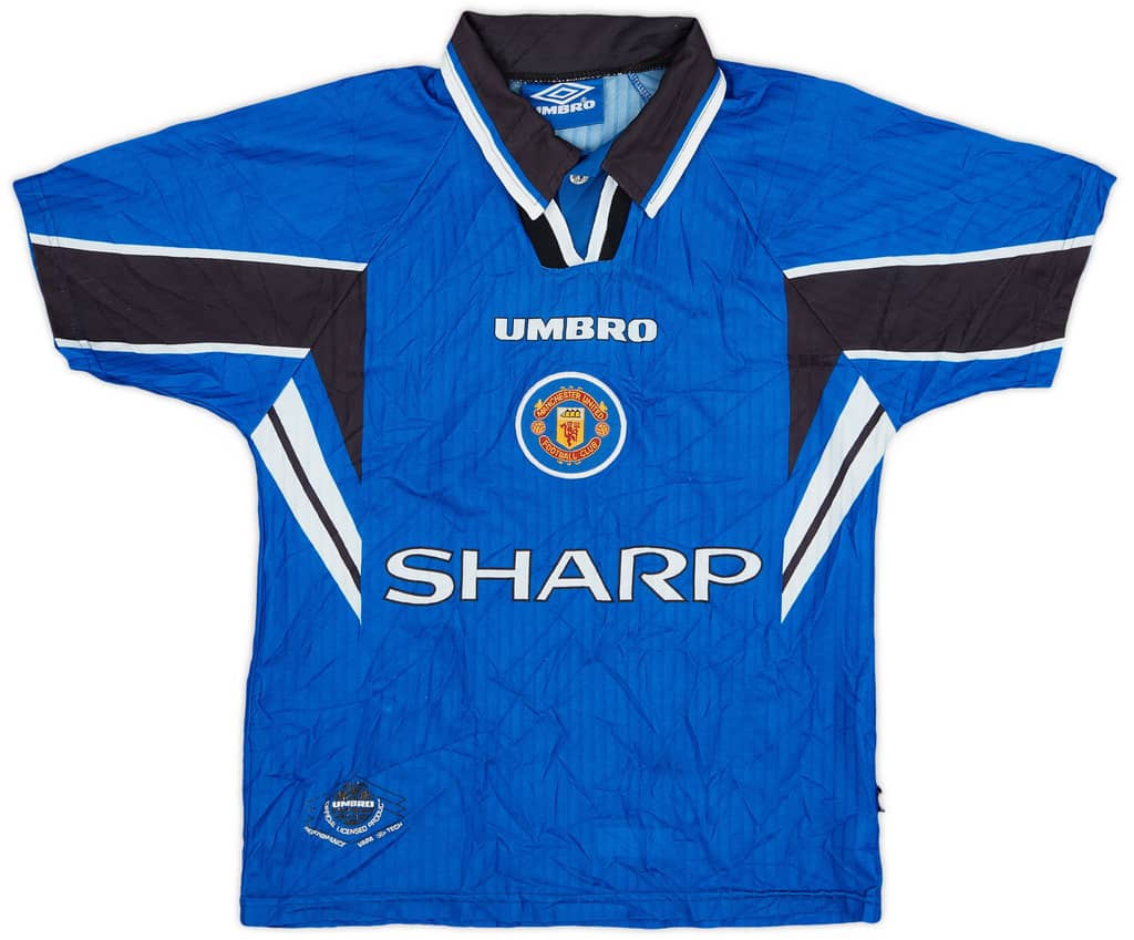1996-98 Manchester United Third Shirt - 9/10 - (L.Boys)