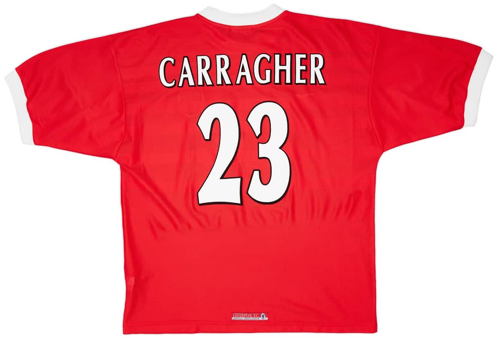 1998-00 Liverpool Home Shirt Carragher #23 - 9/10 - (XL)