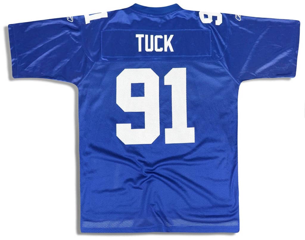2008 New York Giants Tuck #91 Reebok On Field Jersey (Home) Y