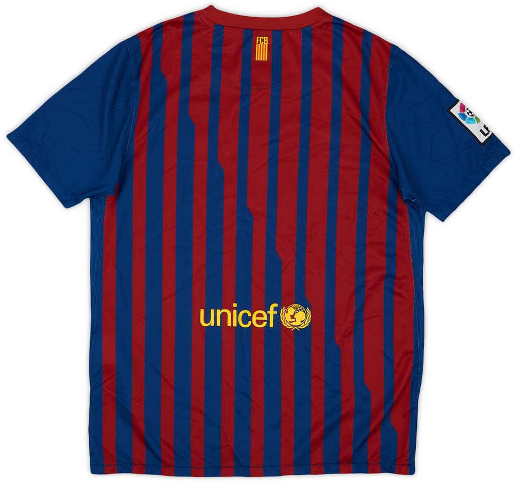 2011-12 Barcelona Home Shirt - 8/10 - (XL.Boys)