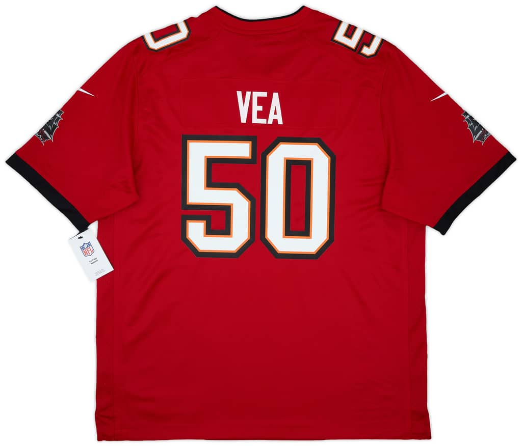 2020-24 Tampa Bay Buccaneers Vea #50 Nike Game Home Jersey (XL)