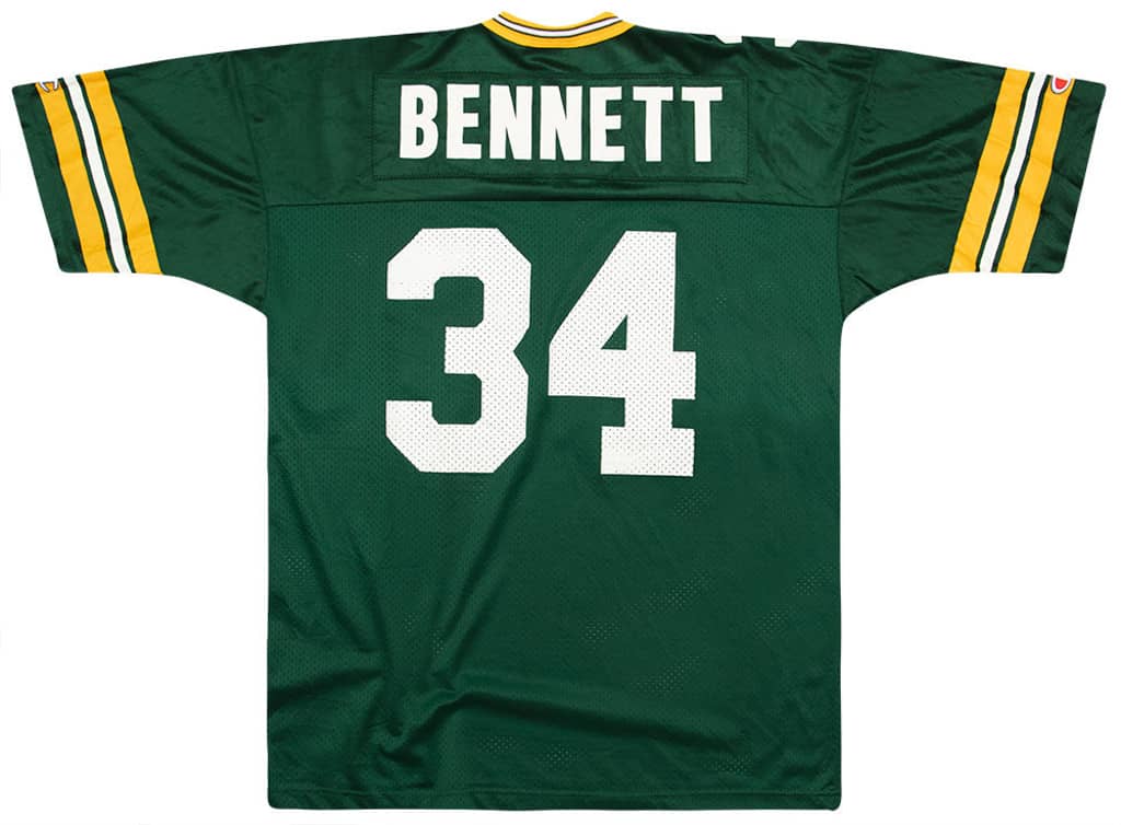 1997 Green Bay Packers Bennett #34 Champion Jersey (Home) XL
