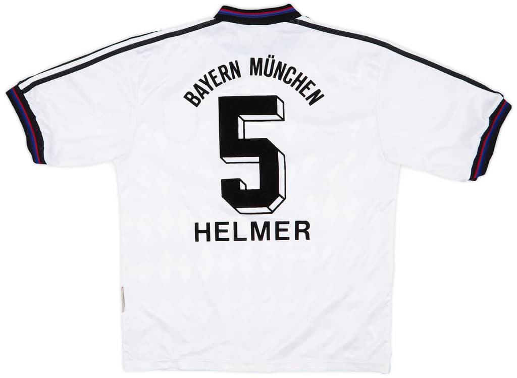 1996-98 Bayern Munich Away Shirt Helmer #5 - 9/10 - (L)