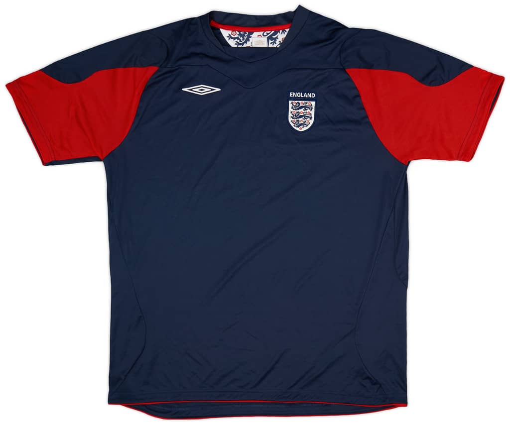 2005-06 England Umbro Training Shirt - 9/10 - (XXL)