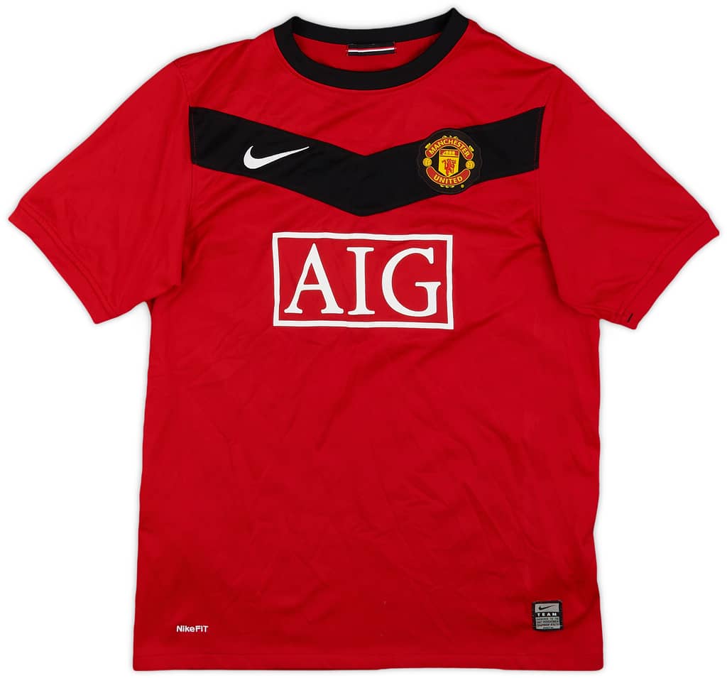 2009-10 Manchester United Home Shirt - 6/10 - (L.Boys)