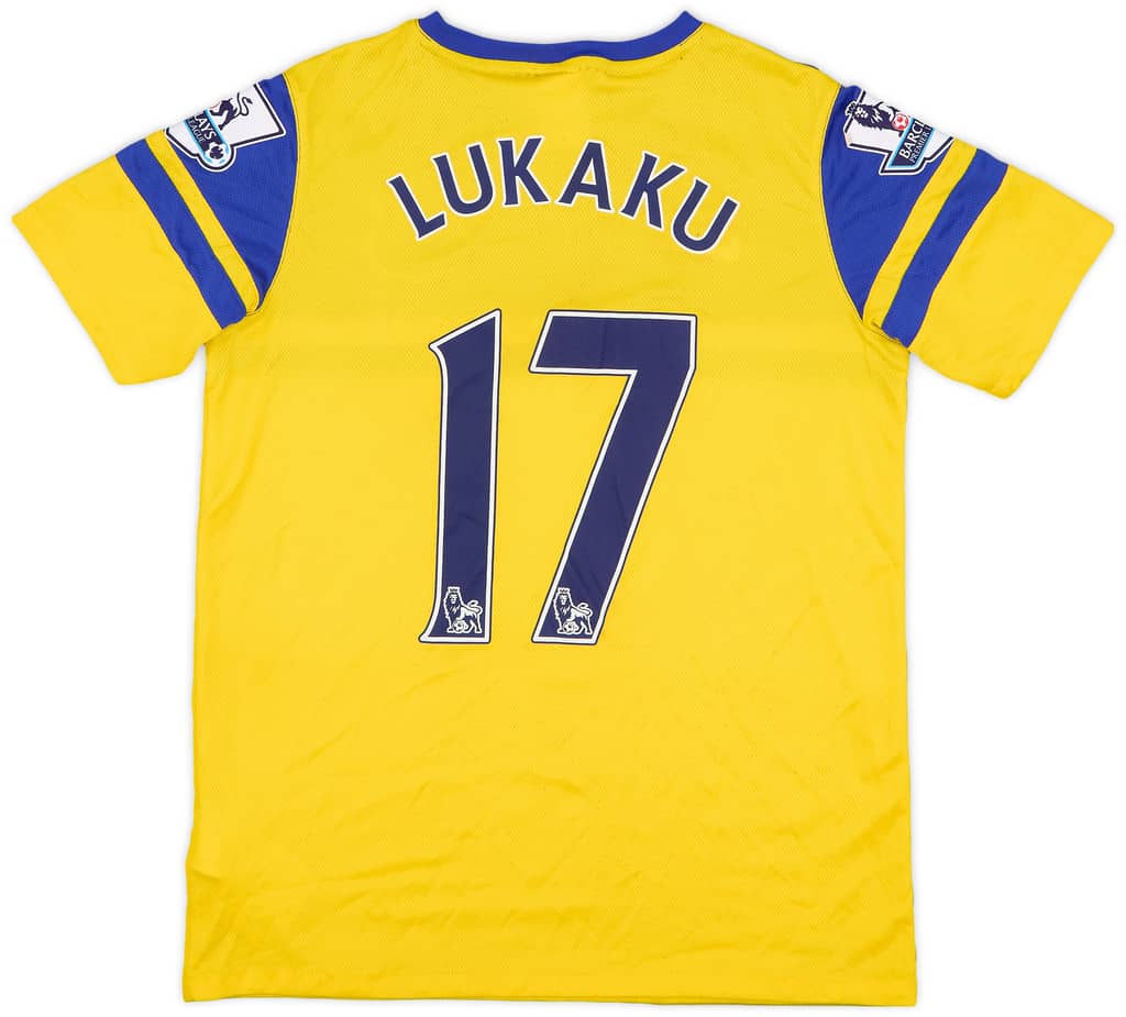 2013-14 Everton Away Shirt Lukaku #17 - 6/10 - (XL.Boys)