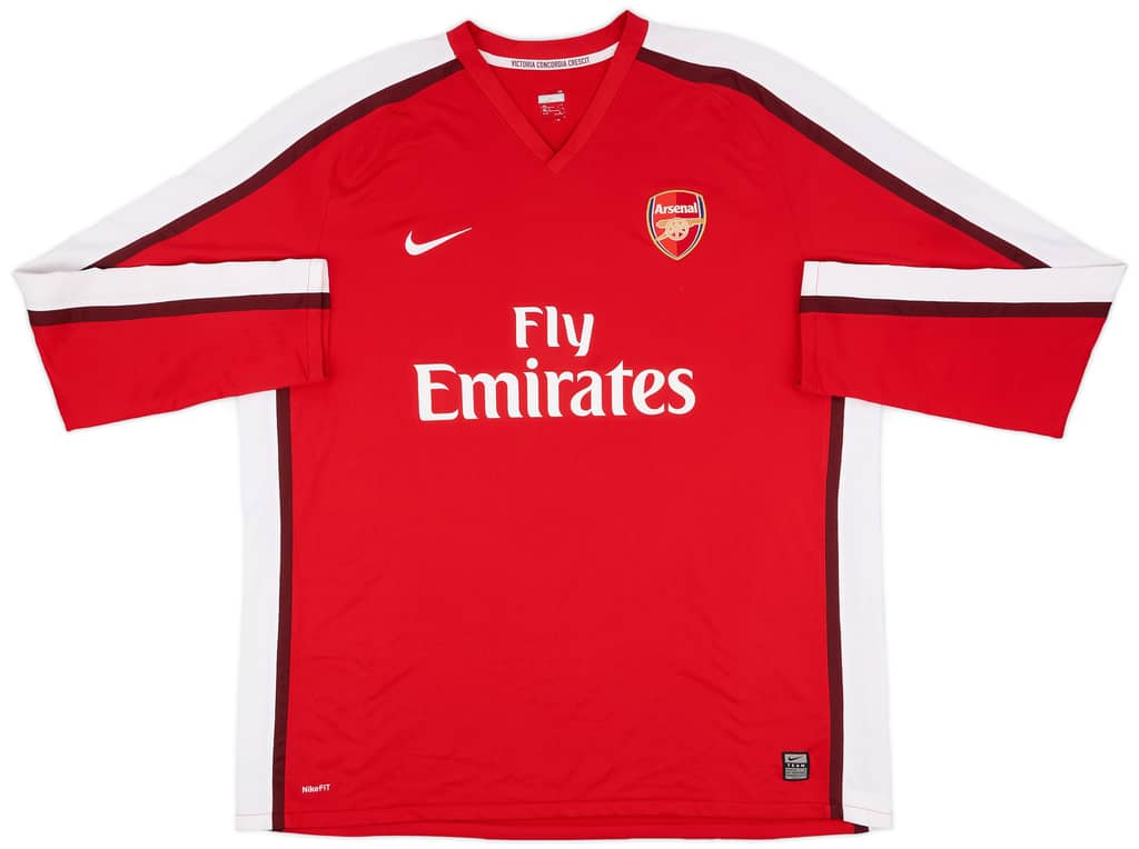 2008-10 Arsenal Home L/S Shirt Fabregas #4 - 9/10 - (3XL)