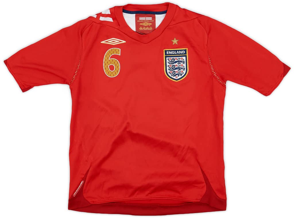 2006-08 England Away Shirt Terry #6 - 9/10 - (S.Boys)