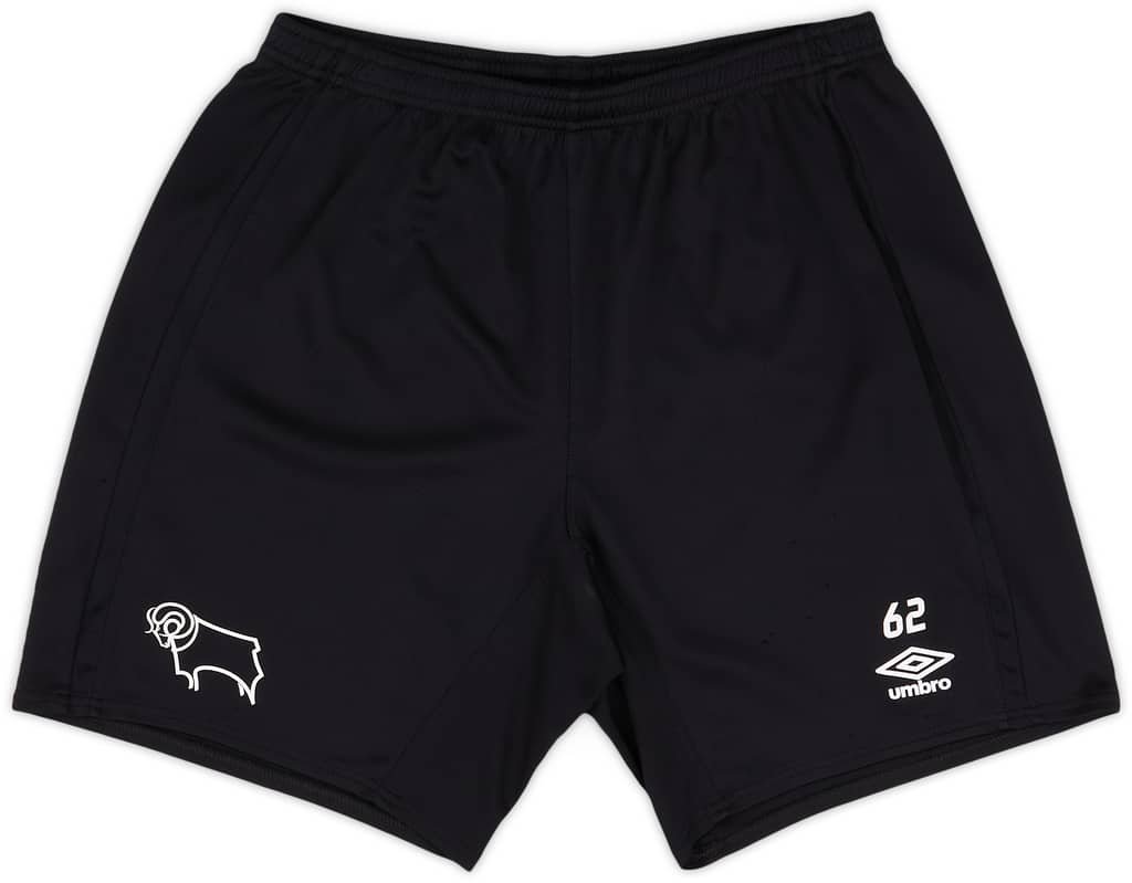 2018-19 Derby County Player Issue Training Shorts # - 7/10