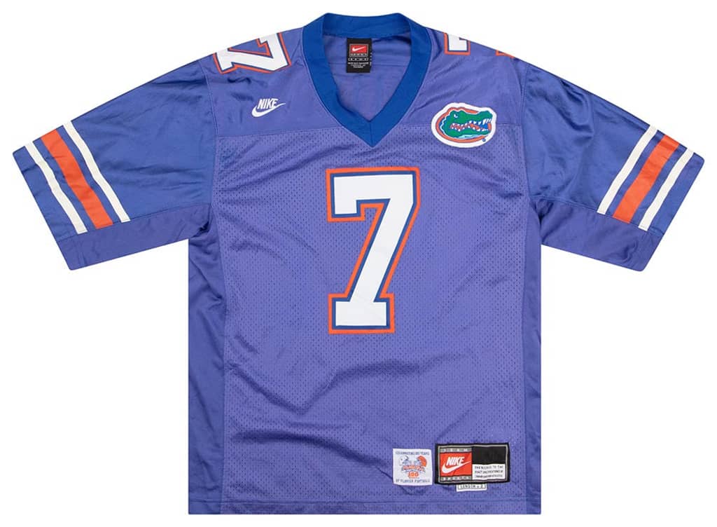 1995-96 Florida Gators Wuerffel #7 Nike Jersey (Home) S
