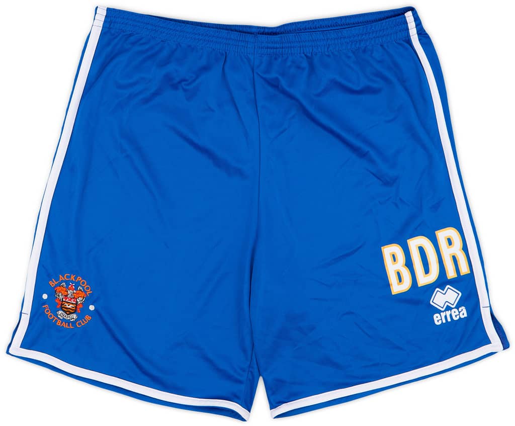 2014-15 Blackpool Staff Issue Errea Training Shorts BDR - 9/10 - (XL)