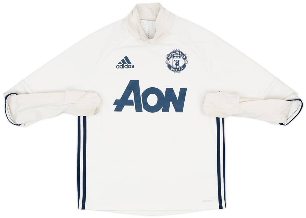 2016-17 Manchester United adidas Sweat Top - 9/10 - (S)