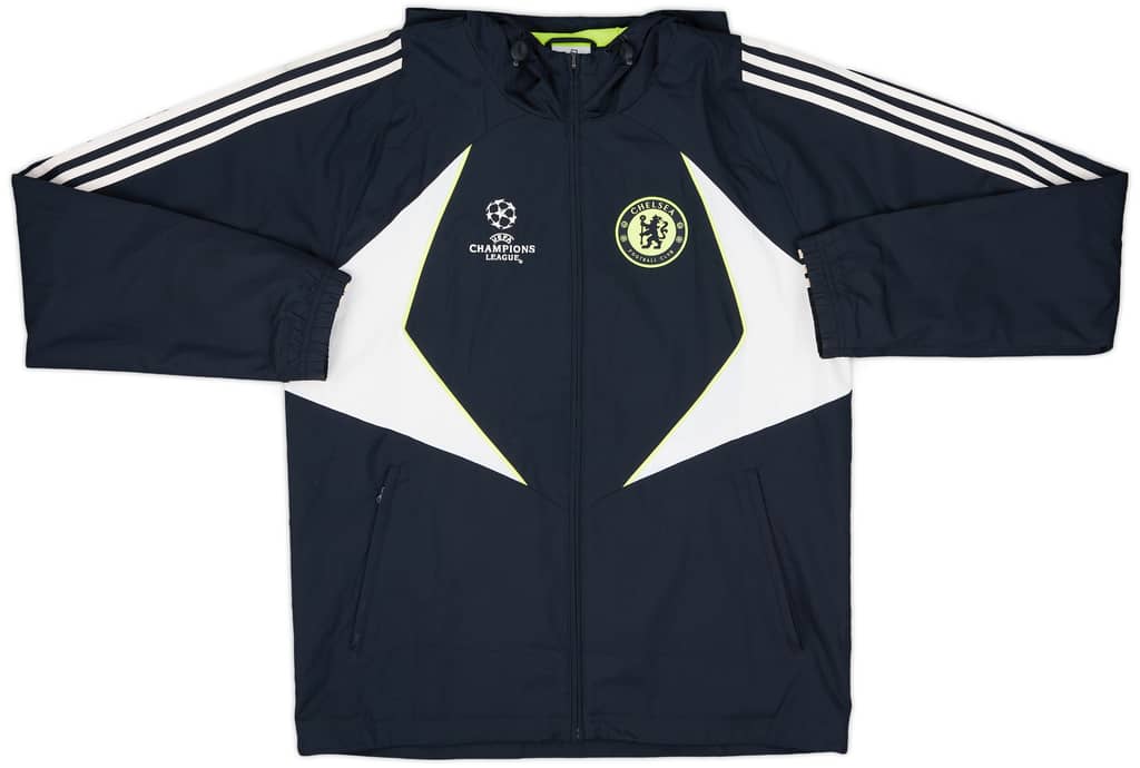 2007-08 Chelsea adidas CL Hooded Rain Jacket - 6/10 - (M/L)
