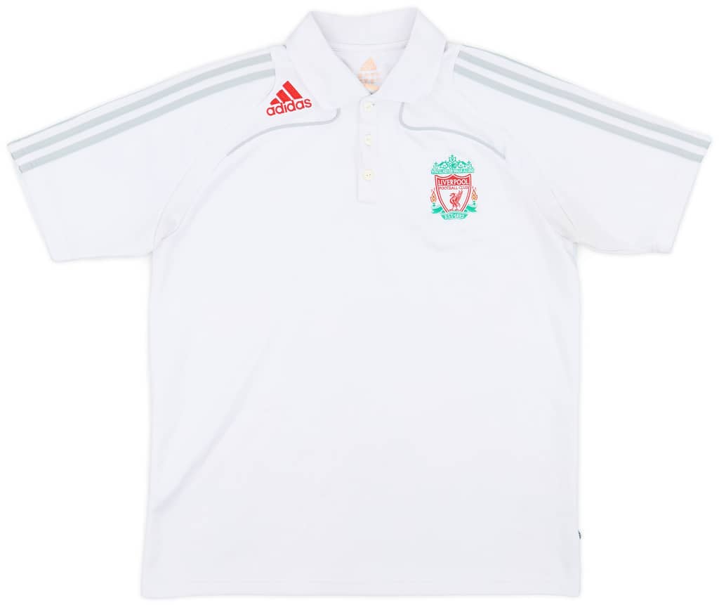 2008-09 Liverpool adidas Polo Shirt - 6/10 - (L)