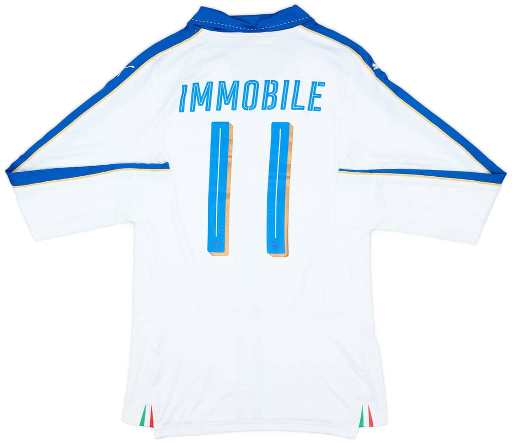 2016-17 Italy Player Issue (ACTV Fit) Away L/S Shirt Immobile #11 (L)