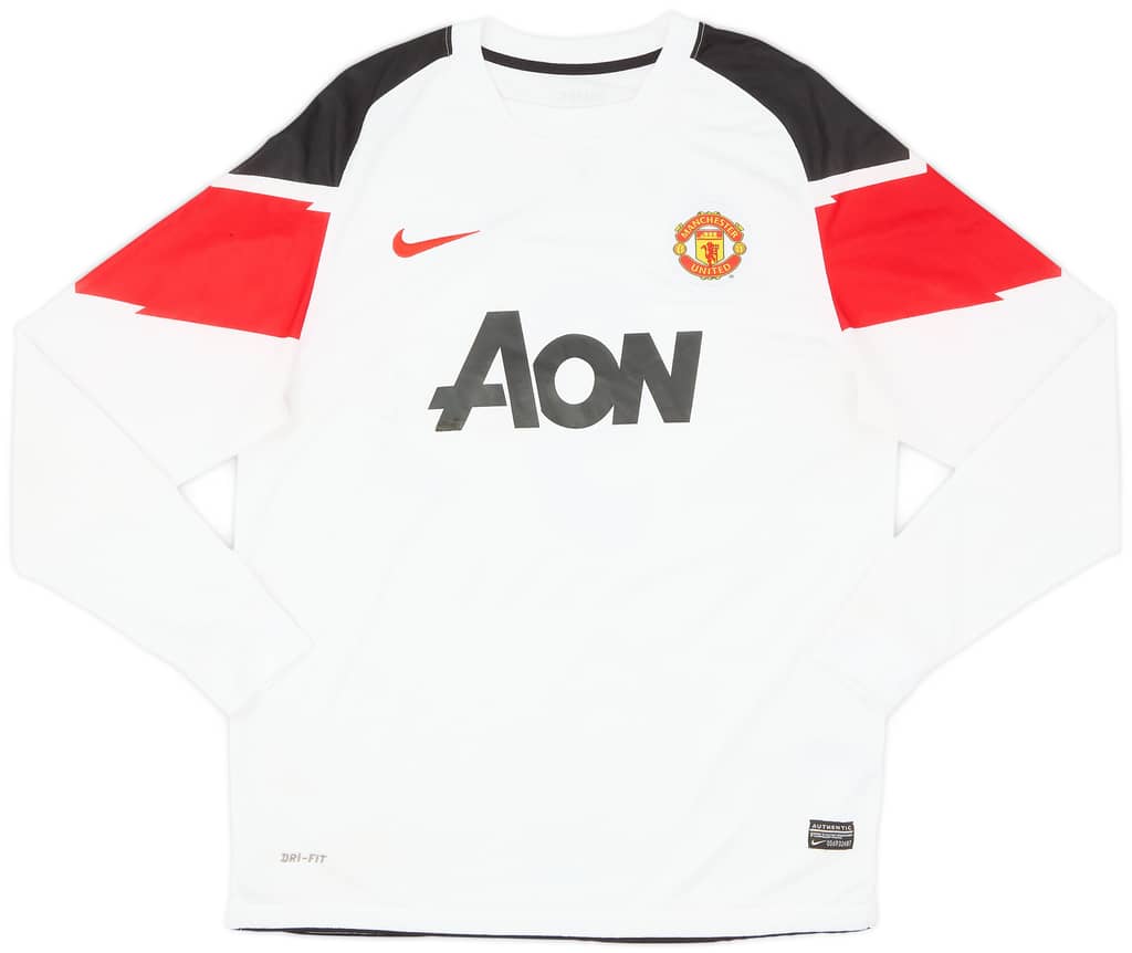 2010-12 Manchester United Away L/S Shirt Berbatov #9 - 6/10 - (M)