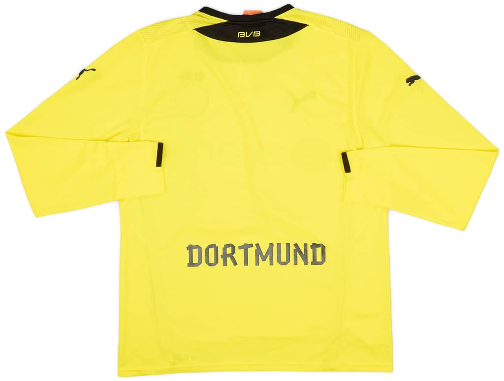 2013-14 Borussia Dortmund Home L/S Shirt - 7/10 - (L)