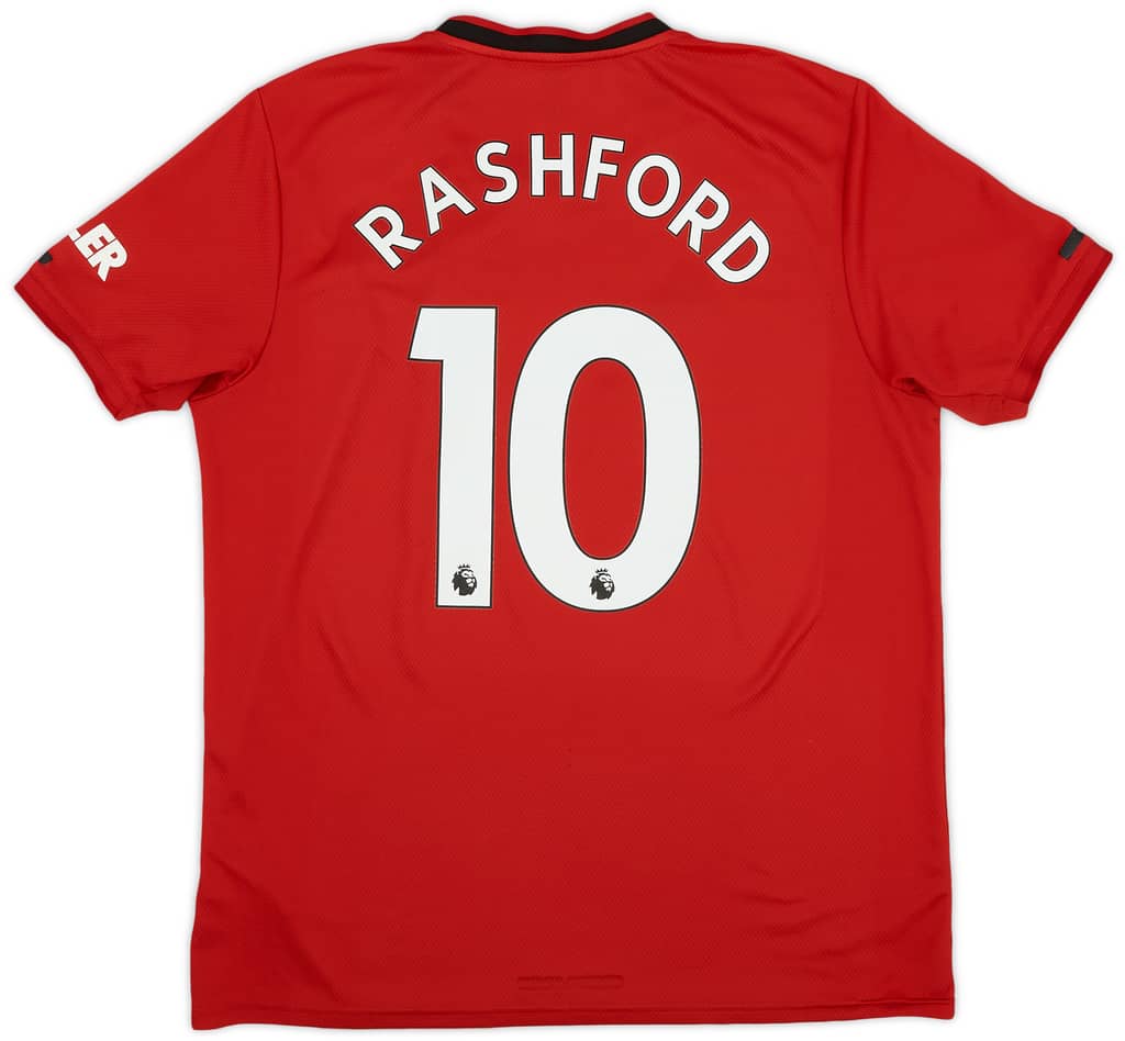 2019-20 Manchester United Home Shirt Rashford #10 - 5/10 - (XL)