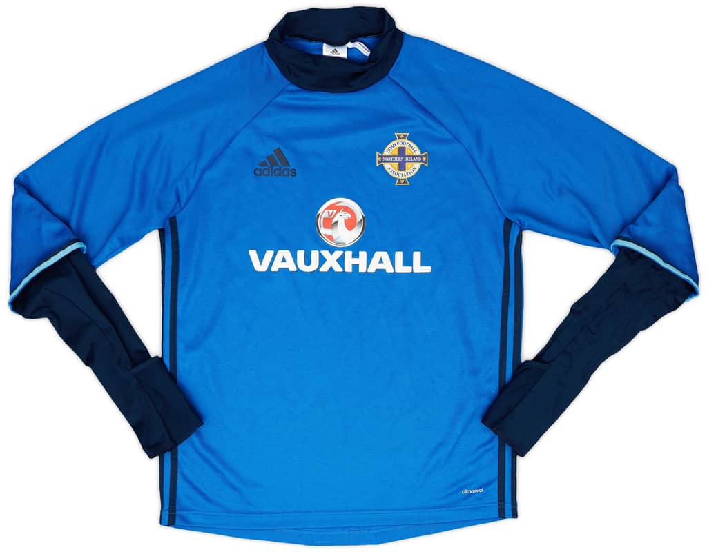 2015-16 Northern Ireland adidas Sweat Top - 9/10 - (M)