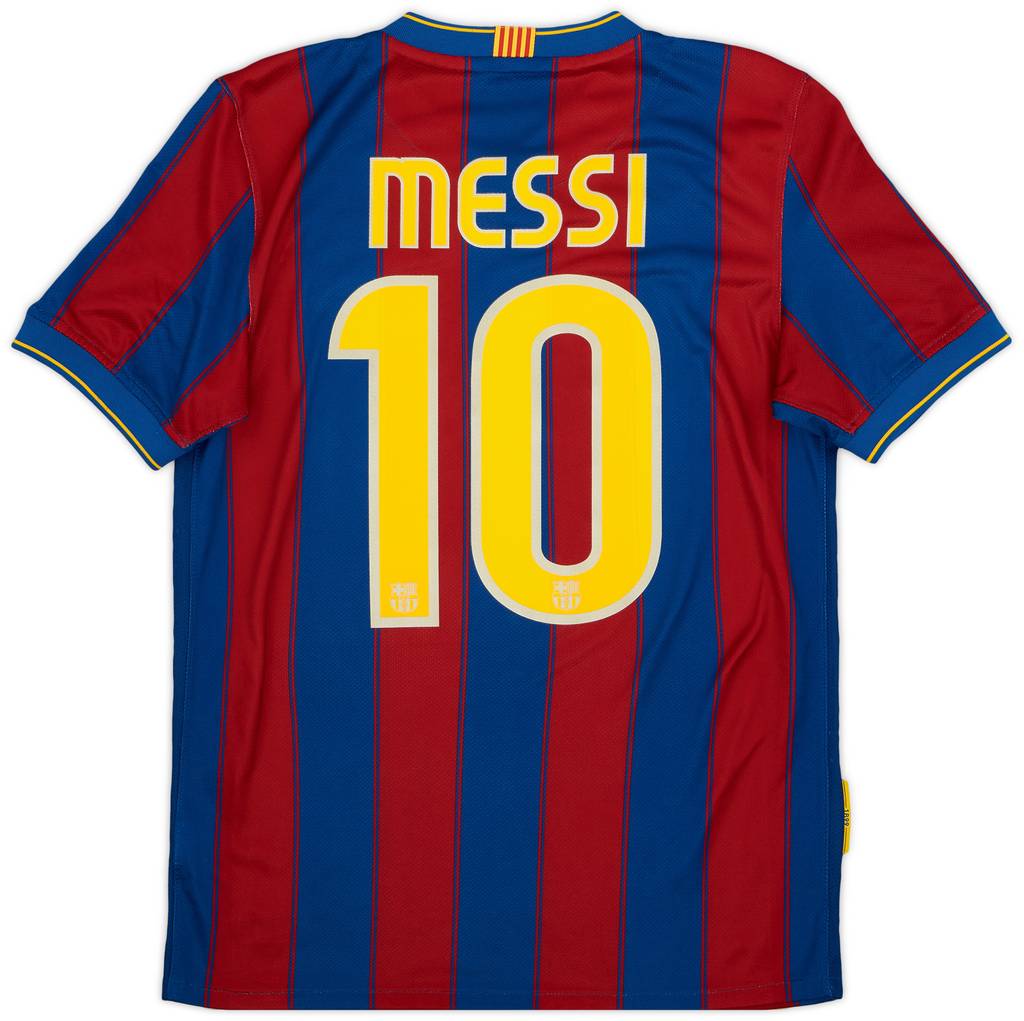 2009-10 Barcelona Home Shirt Messi #10 - 8/10 - (S)
