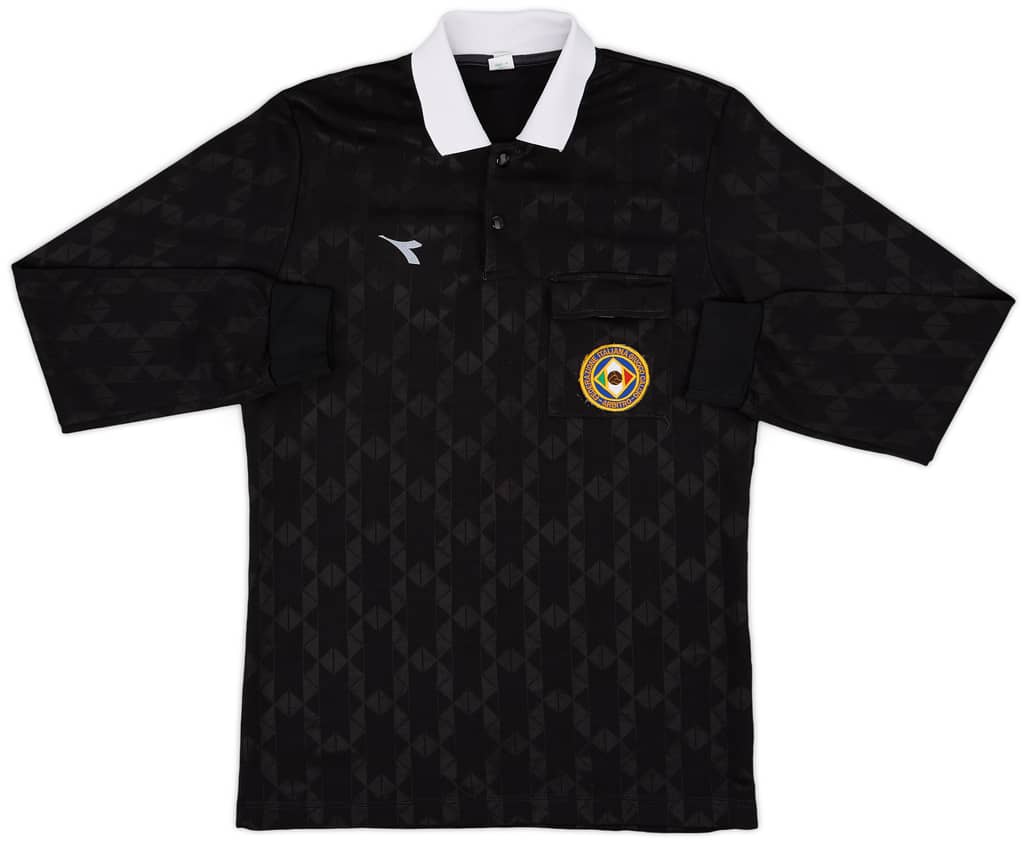 1990s Italy Diadora Referee L/S Shirt - 7/10 - (M)