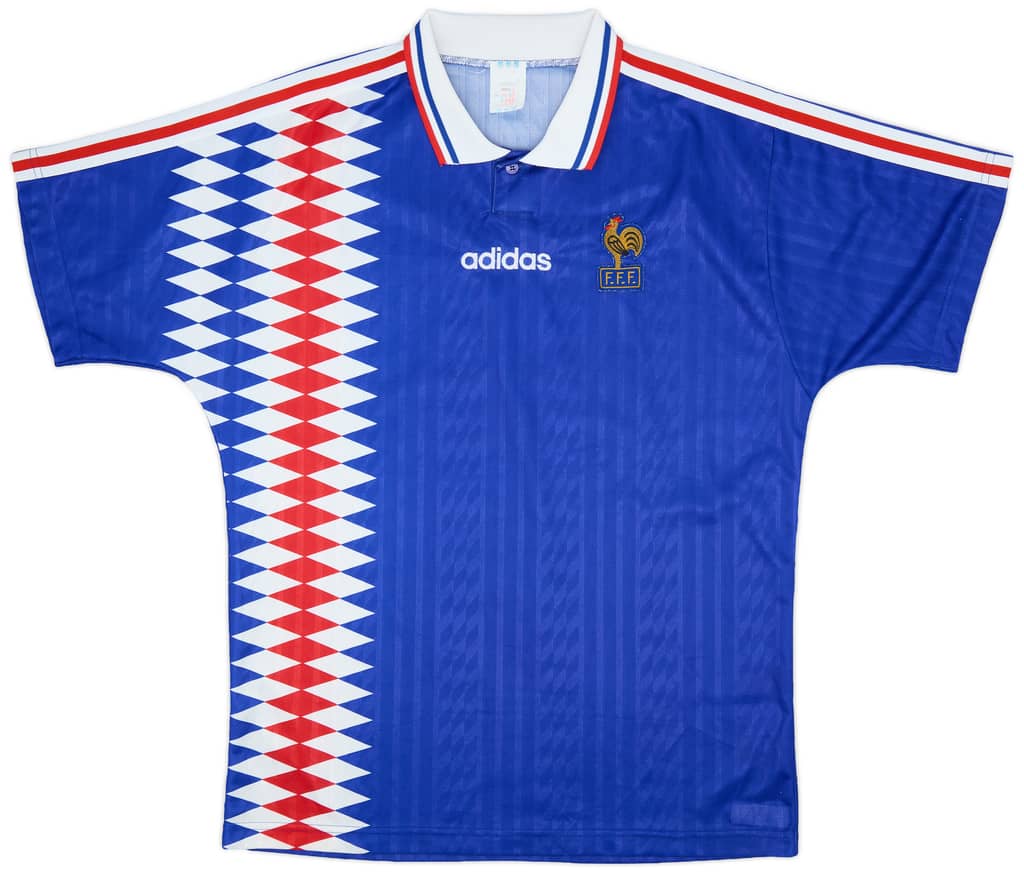 1994-96 France Home Shirt - 9/10 - (L)