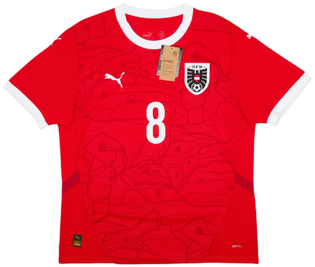 2024-25 Austria Home Shirt Alaba #8