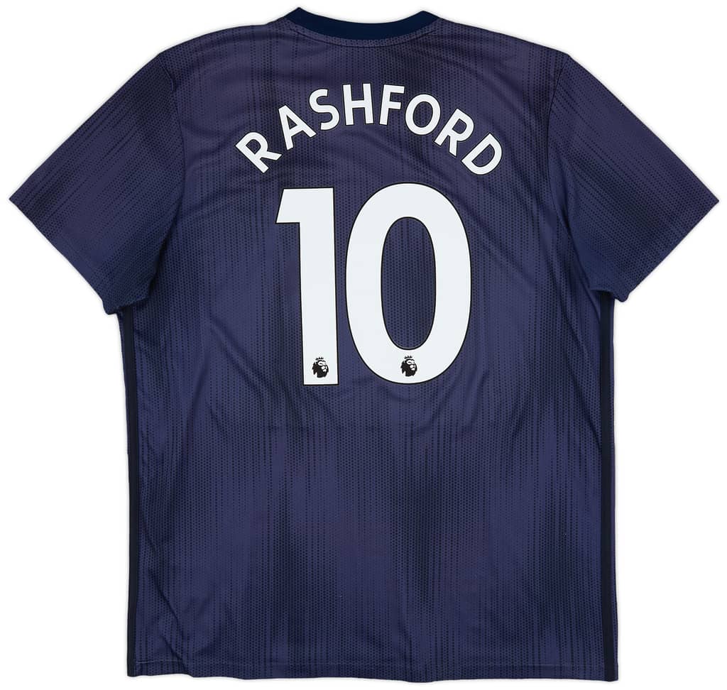 2018-19 Manchester United Third Shirt Rashford #10 - 5/10 - (XL)